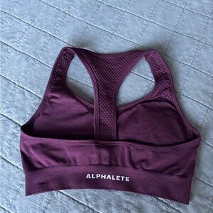 Alphalete Women's Black Cherry Impact Bra